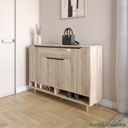 Тумба для взуття у передпокій LION Салліван Тумба-2 Дуб Сонома