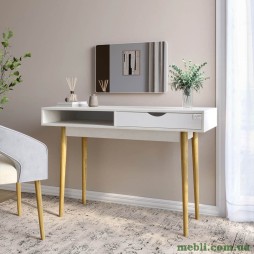 Письмовий стіл LION Сканді-1 Німфея Альба/Бетон SТyle