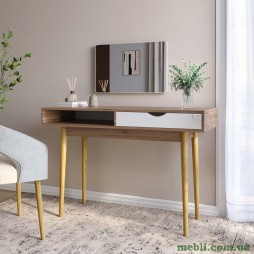 Письмовий стіл LION Сканді-1 Німфея Альба/Дуб Ліворно