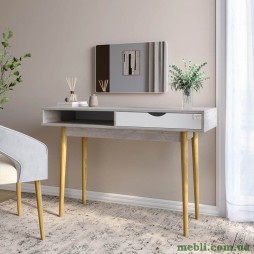 Письмовий стіл LION Сканді-1 Німфея Альба/Шварцвальд