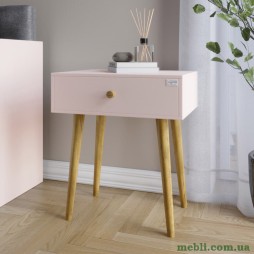 Тумба приліжкова LION Хьюге-4 Рожевий