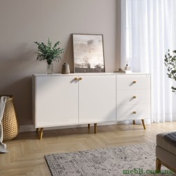 Комод LION Хьюге-5 Бетон/Німфея альба