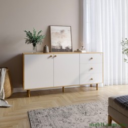 Комод LION Хьюге-5 Дуб Артизан/Німфея альба