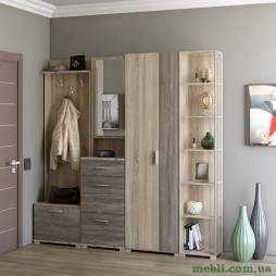 Передпокій Еверест Бриз-4 з шафою ШП-2 (4 елементи) сонома/трюфель