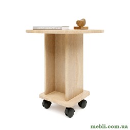 Стіл журнальний на колесах Еверест Візит дуб сонома