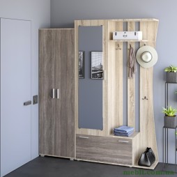 Передпокій Авео-2 Еверест з шафою ШП-1 сонома/трюфель