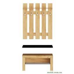 Передпокій Еверест Ліберті 1 (модульний - 2 елементи) дуб крафт золотий