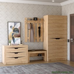 Передпокій Еверест Ліберті 2 (модульний - 4 елементи) дуб крафт золотий