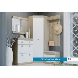 Передпокій Еверест Соната 6 (модульний - 5 елементів) дуб сонома/білий