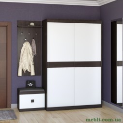 Передпокій Еверест Соната комплект 12 (модульний - 3 елементи) венге темний/білий