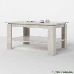 Стіл журнальний Еверест Соната СЖ-910 у вітальню дуб крафт білий