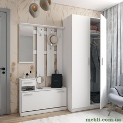 Передпокій Doros Alice та шафа Promo Білий