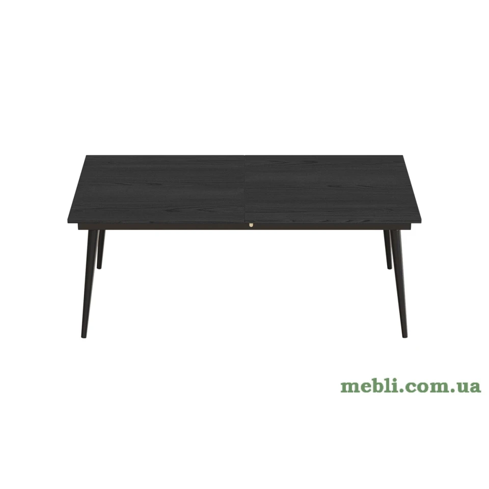 Стіл журнальний трансформер Dandi Small Ferrum-decor 45x120(160)x70 Чорний метал ДСП Сосна Кембра