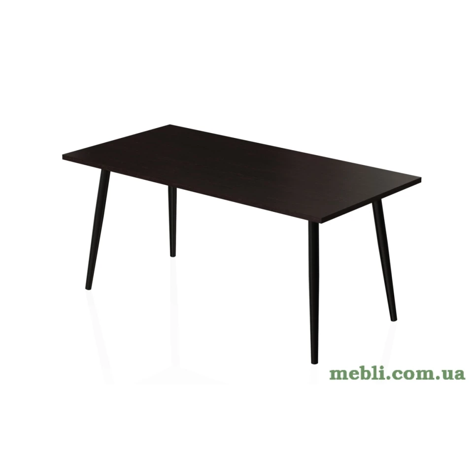 Стіл журнальний Монтана Ferrum-decor 45x100x50 Чорний метал ДСП Венге Магія