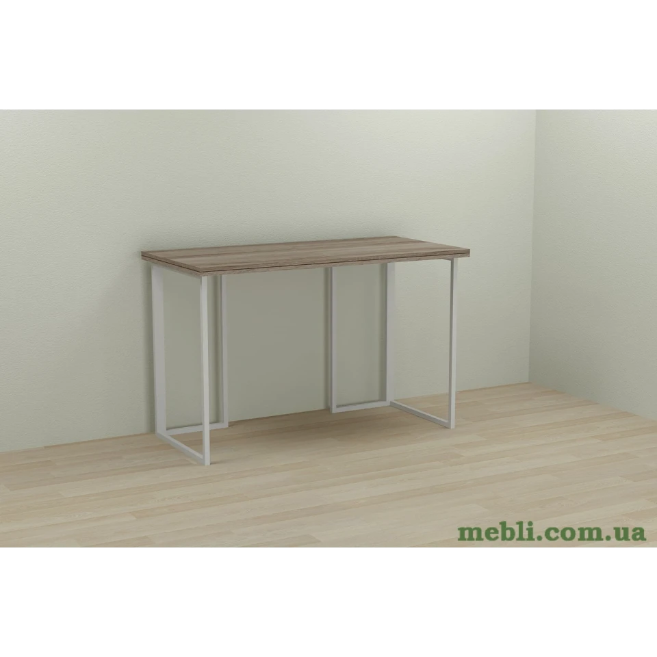Комп'ютерний стіл Ferrum-decor Ханна 75x100x60 білий ДСП Дуб Сонома Труфель 32мм