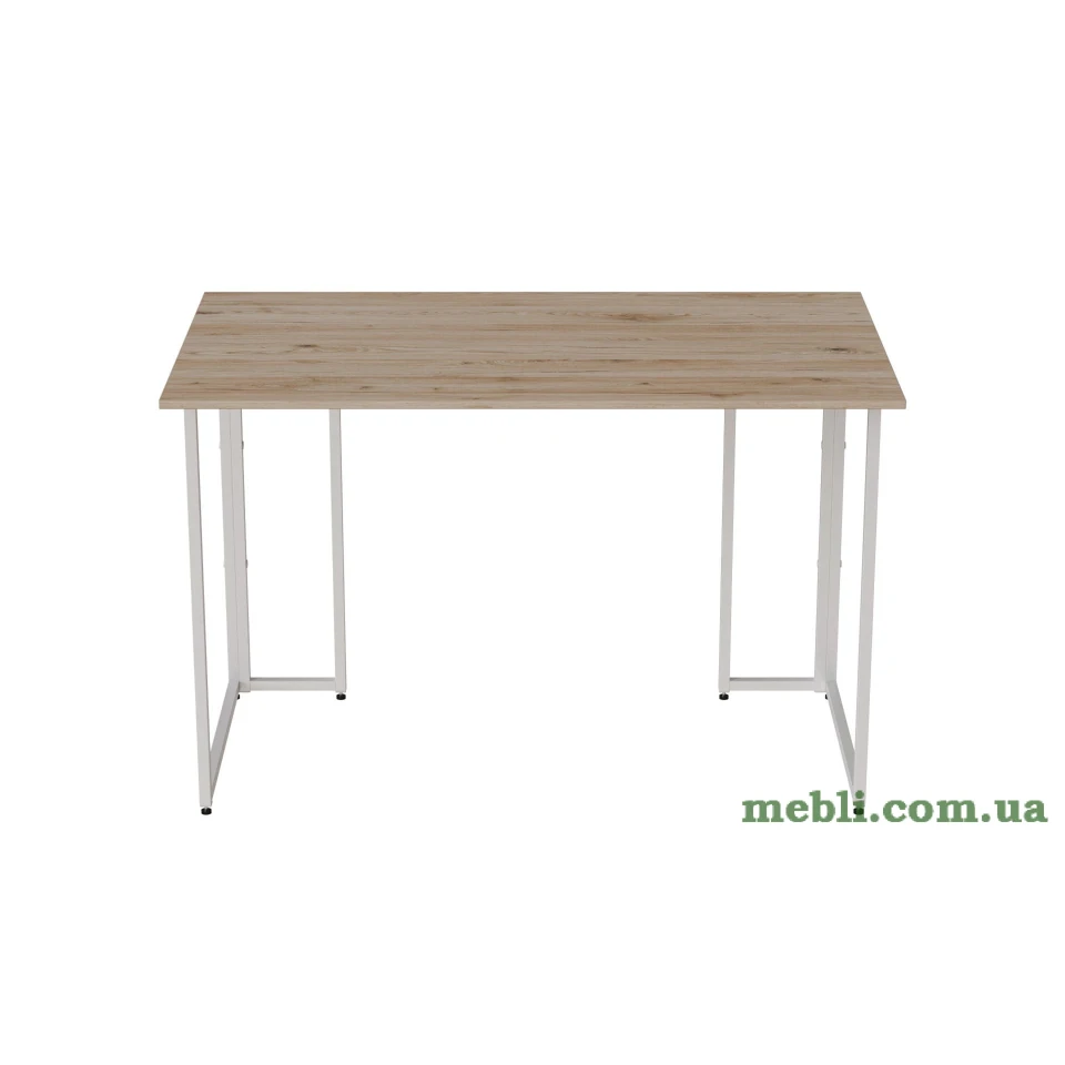 Комп'ютерний стіл Ferrum-decor Ханна 75x100x70 білий ДСП Дуб Артизан 32мм