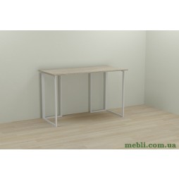 Комп'ютерний стіл Ferrum-decor Ханна 75x120x60 білий ДСП Дуб Сонома 16мм