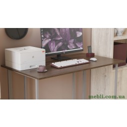 Комп'ютерний стіл Ferrum-decor Ханна 75x120x60 сірий ДСП Дуб Сонома Труфель 16мм