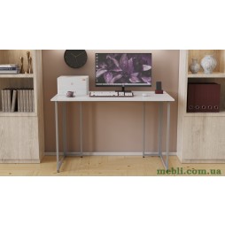 Комп'ютерний стіл Ferrum-decor Ханна 75x120x70 сірий ДСП Дуб Сонома Труфель 16мм