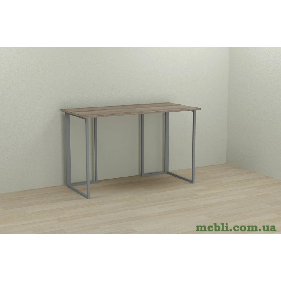 Комп'ютерний стіл Ferrum-decor Ханна 75x120x70 сірий ДСП Дуб Сонома Труфель 16мм