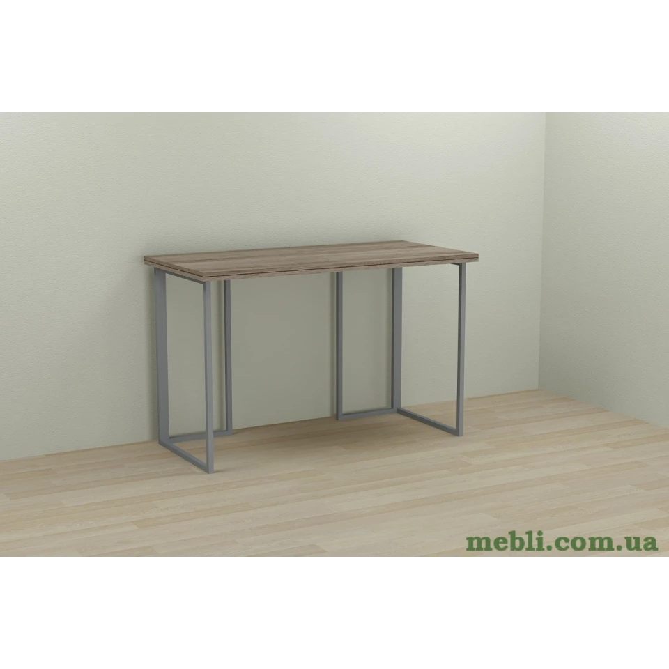 Комп'ютерний стіл Ferrum-decor Ханна 75x120x70 сірий ДСП Дуб Сонома Труфель 32мм