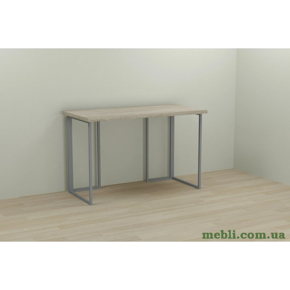 Комп'ютерний стіл Ferrum-decor Ханна 75x140x60 сірий ДСП Дуб Сонома 32мм