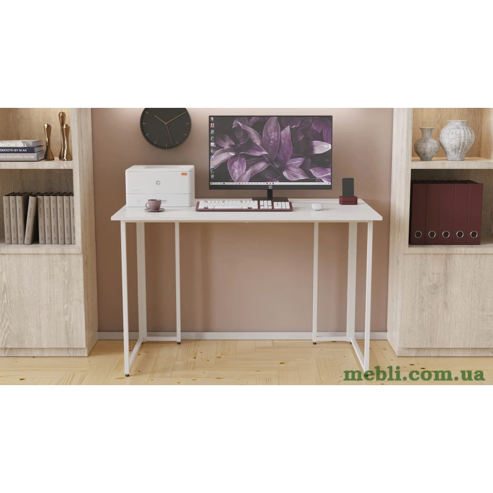 Комп'ютерний стіл Ferrum-decor Ханна 75x140x70 білий ДСП Білий 16мм