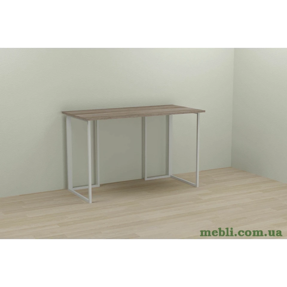 Комп'ютерний стіл Ferrum-decor Ханна 75x140x70 білий ДСП Дуб Сонома Труфель 16мм