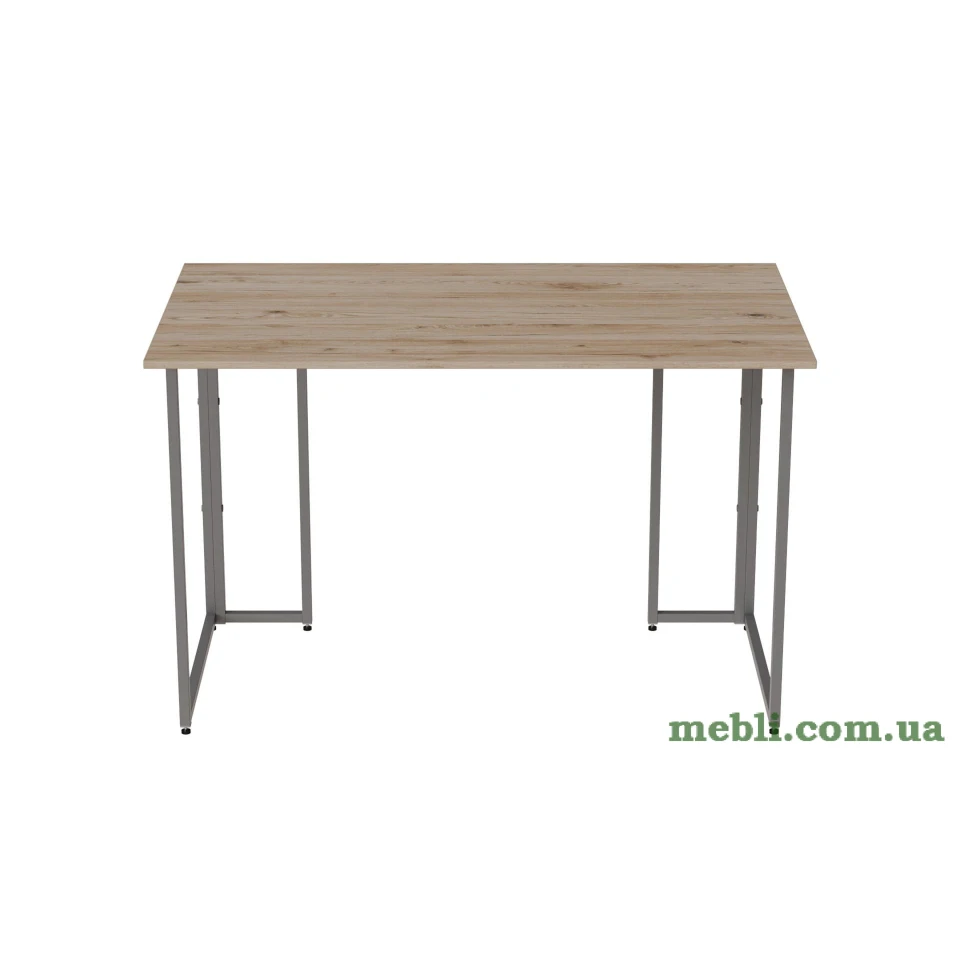 Комп'ютерний стіл Ferrum-decor Ханна 75x140x70 сірий ДСП Дуб Артізан 16мм