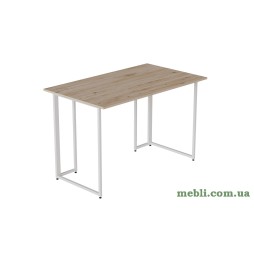 Комп'ютерний стіл Ханна 75x120x60 білий ДСП Дуб Сан-Марино 16мм