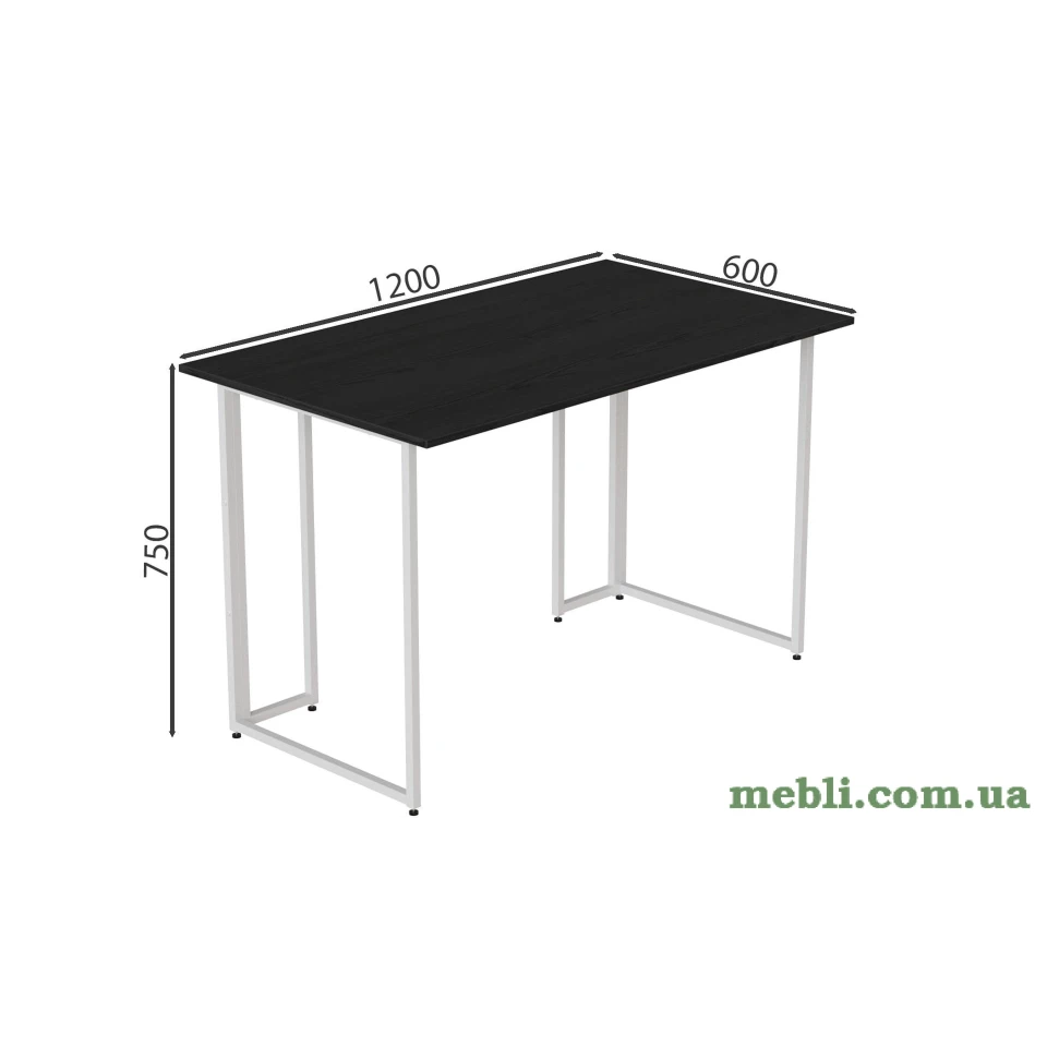 Комп'ютерний стіл Ханна 75x120x60 білий ДСП Сосна Кембра 32мм