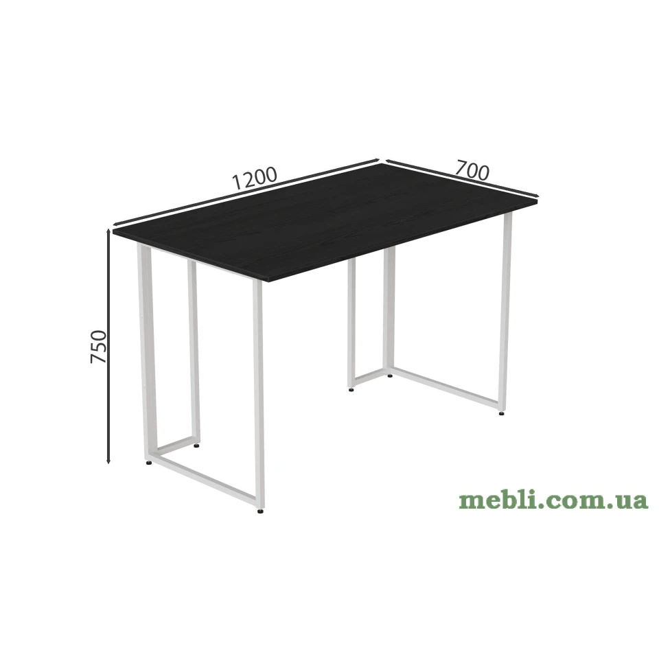 Комп'ютерний стіл Ханна 75x120x70 білий ДСП Сосна Кембра 32мм
