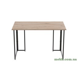 Комп'ютерний стіл Ханна 75x120x70 чорний ДСП Дуб Сан-Марино 16мм