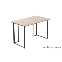 Комп'ютерний стіл Ханна 76x100x70 чорний ДСП Дуб Сан-Марино 32мм