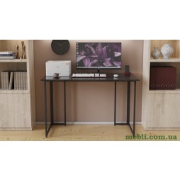 Комп'ютерний стіл Ханна 76x140x70 чорний ДСП Сосна Кембра 32мм