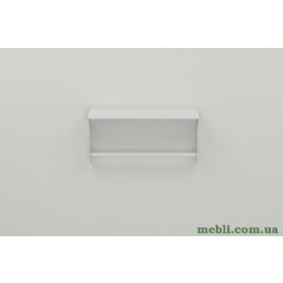 Полиця настінна Юзиби 270x600x150 метал Білий ДСП Білий 16мм