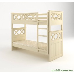 Двоярусне дитяче ліжко Mebigrand Мальта Айворі 90х190