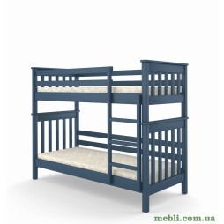Двоярусне дитяче ліжко Mebigrand Скандинавія Міні Синій (S 7010 R 90B) 80х190