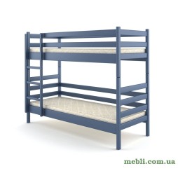 Двоярусне дитяче ліжко Mebigrand Соня Синій (S 7010 R 90B) 90х190