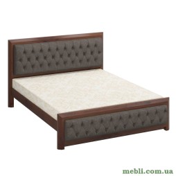 Двоспальне ліжко Mebigrand Барселона Б3 Горіх темний/Аляска 97 140х200