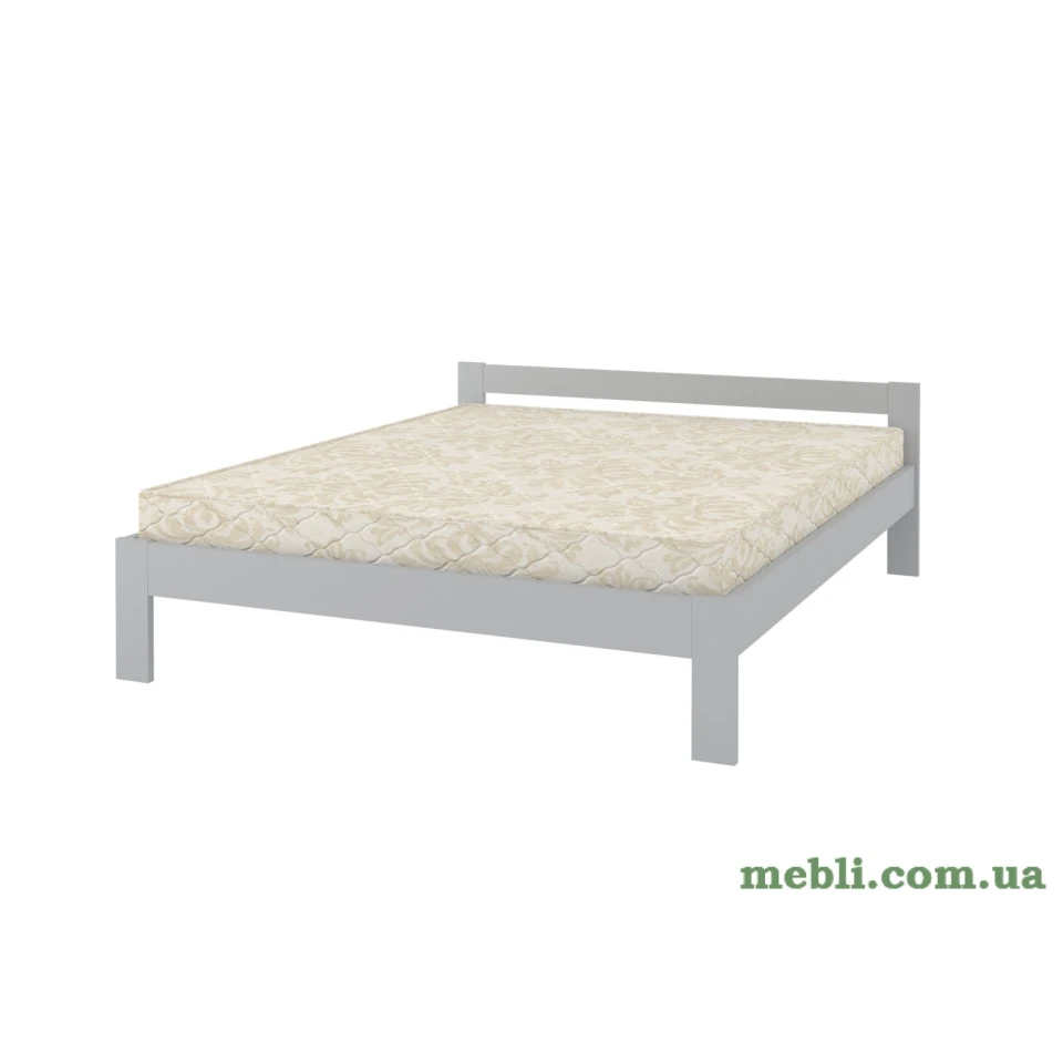 Двоспальне ліжко Mebigrand Делі Світло-сірий (RAL 7040) 140х190