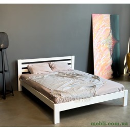 Двоспальне ліжко Mebigrand Колумбія 160х190 Білий
