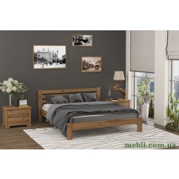 Двоспальне ліжко Mebigrand Колумбія Горіх світлий 160х190