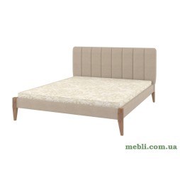 Двоспальне ліжко Mebigrand Лондон ТК Горіх світлий/Аляска 23 140х200