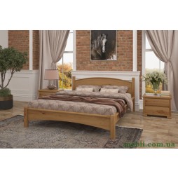 Двоспальне ліжко Mebigrand Мангеттен Н Горіх світлий 180х190