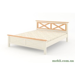 Двоспальне ліжко Mebigrand Прованс Н Айворі/Вільха 180х190
