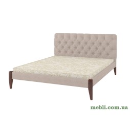 Двоспальне ліжко Mebigrand Рим ТК Горіх лісовий/Аляска 01 160х190