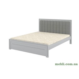 Двоспальне ліжко Mebigrand Торонто Т1 Світло-сірий (RAL 7040)/Аляска 08 160х190