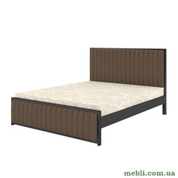 Двоспальне ліжко Mebigrand Відень Венге/Аляска 28 180х200