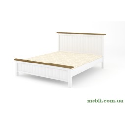 Двоспальне ліжко Mebigrand Вірджинія Білий (RAL9003)/Горіх світлий 180х190